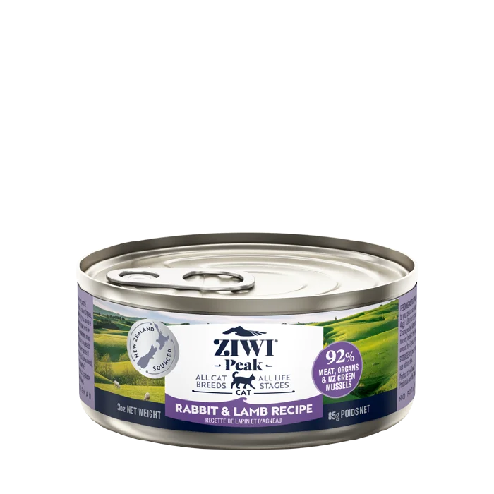    - Cat food for dental health  Ziwi Peak Wet Cat Food Rabbit And Lamb Canned 85G