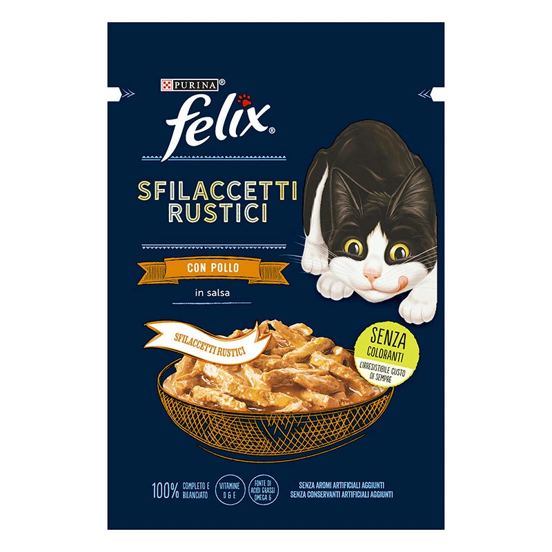    - Weight management cat food  Felix Delicious Meat Slices Adult Wet Cat Food with Chicken 85gr