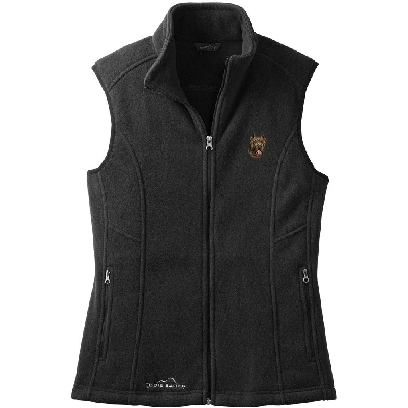 Cane Corso Embroidered Ladies Fleece Vest