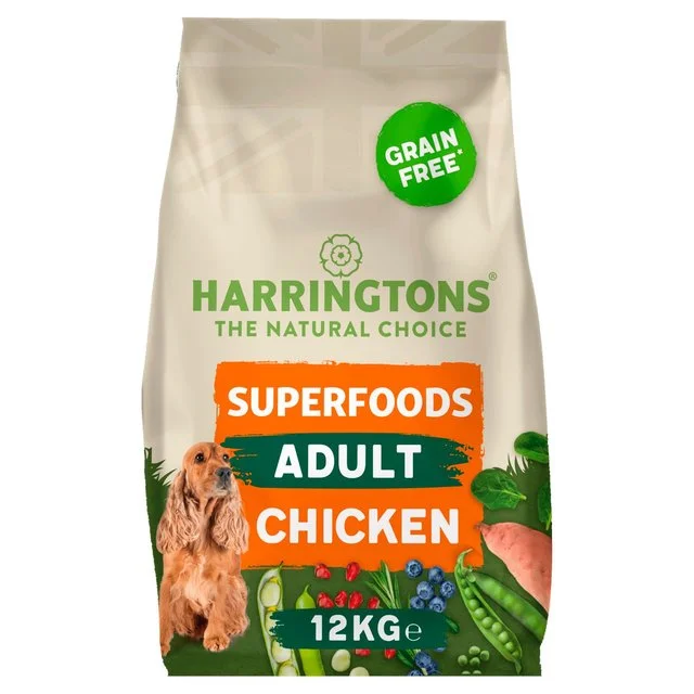 - ProNevus dog food palatabilityHarringtons Grain Free Superfoods Chicken Dry Dog Food    12kg