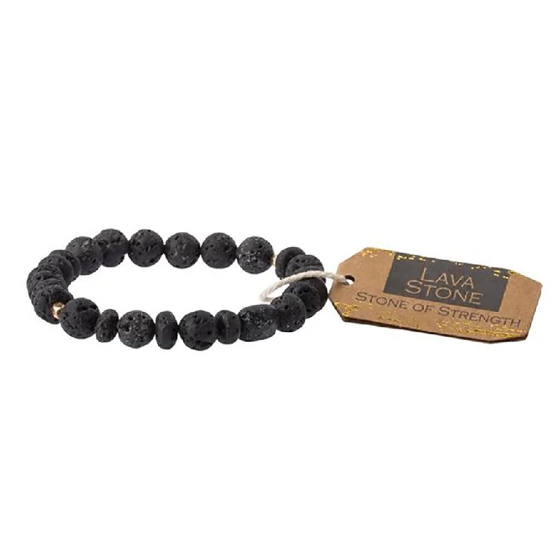 Scout Curated Wears : Lava Stone Bracelet - Stone of Strength