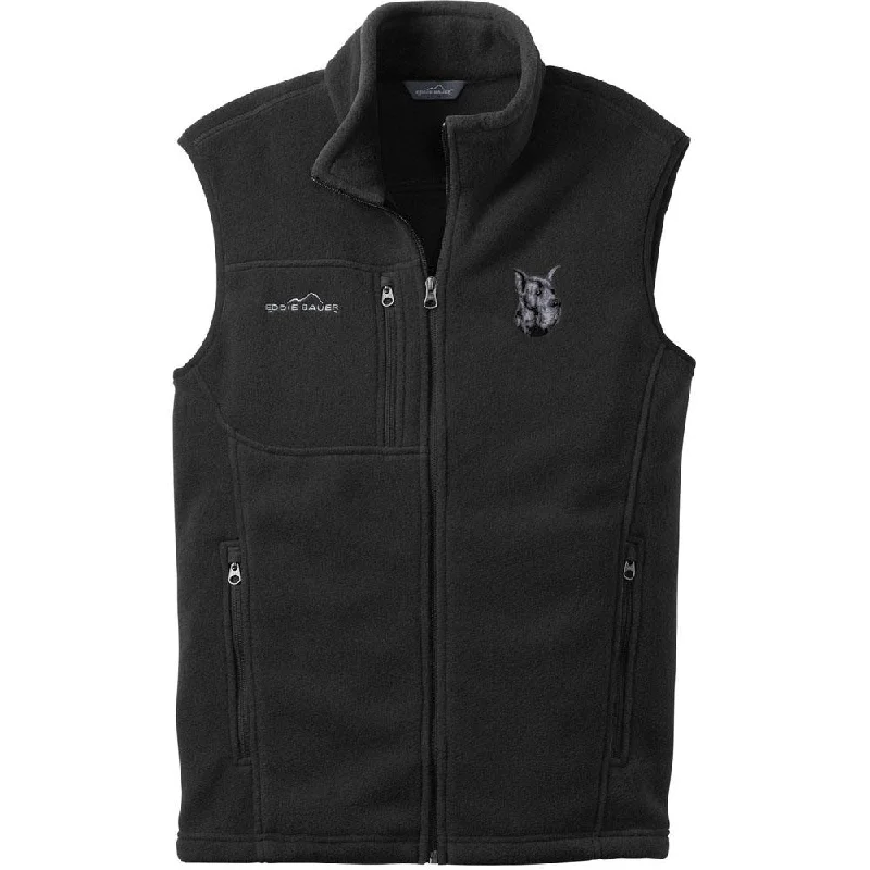 Great Dane Embroidered Mens Fleece Vest