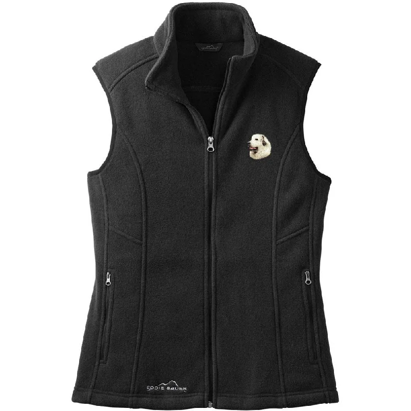 Great Pyrenees Embroidered Ladies Fleece Vest