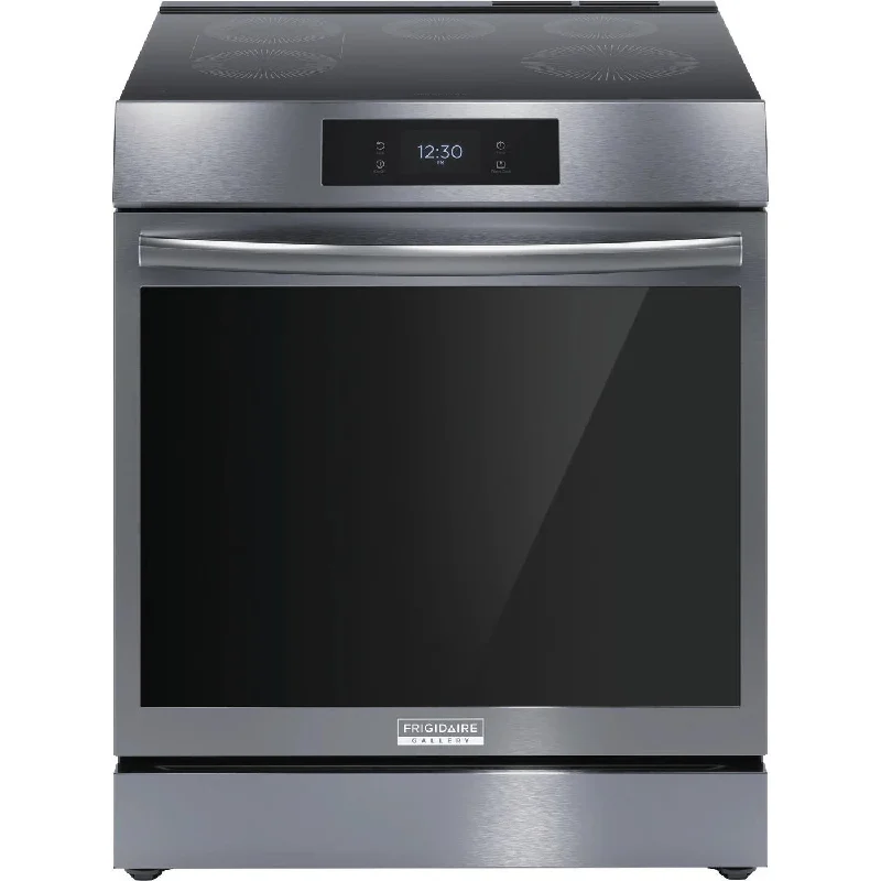 Frigidaire Gallery 30-inch Front Control Induction Range with Total Convection GCFI306CBD