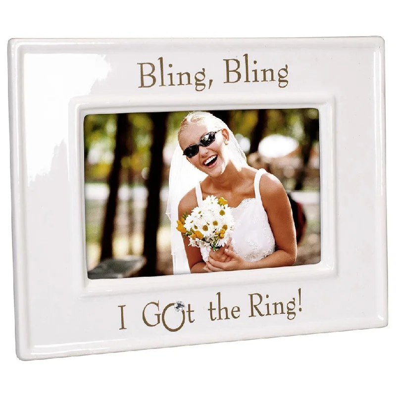 Malden : 4X6 Bling Bling Ceramic Frame