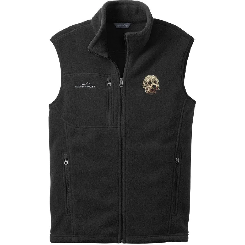 Dandie Dinmont Terrier Embroidered Mens Fleece Vest