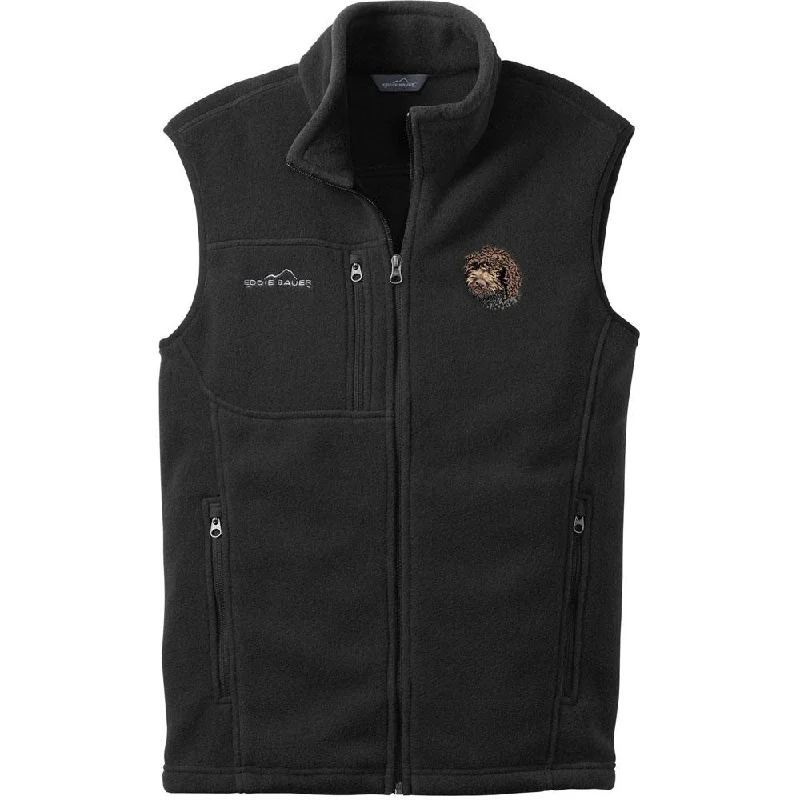 Lagotto Romagnolo Embroidered Mens Fleece Vest