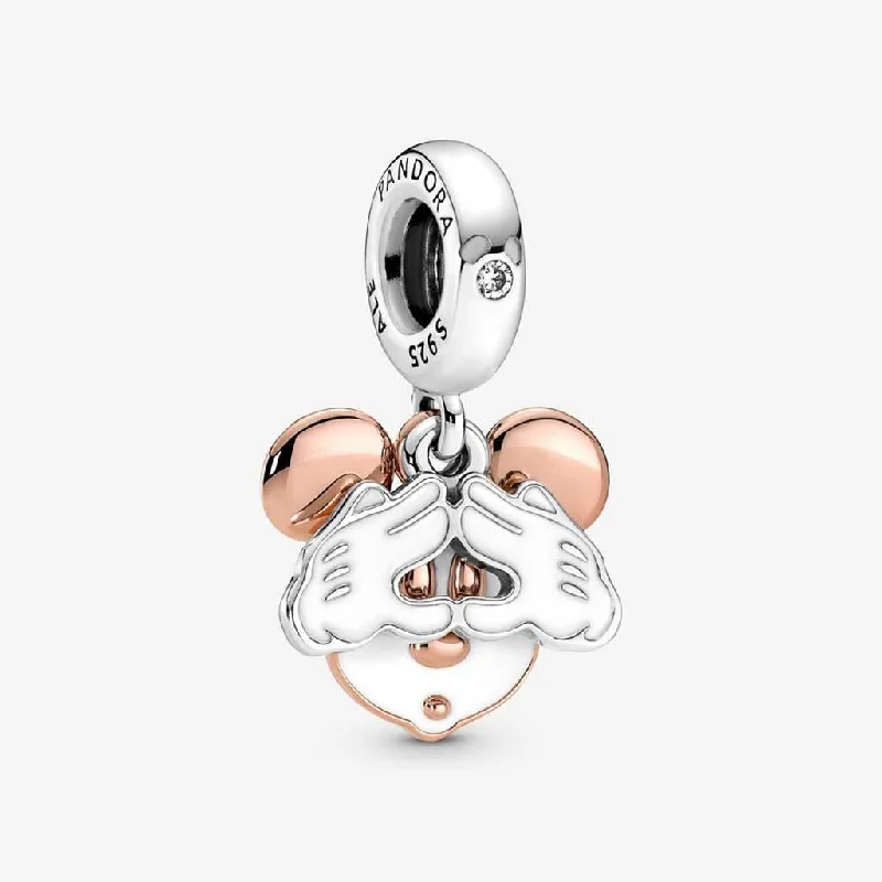 PANDORA : Disney Mickey Mouse Double Dangle Charm