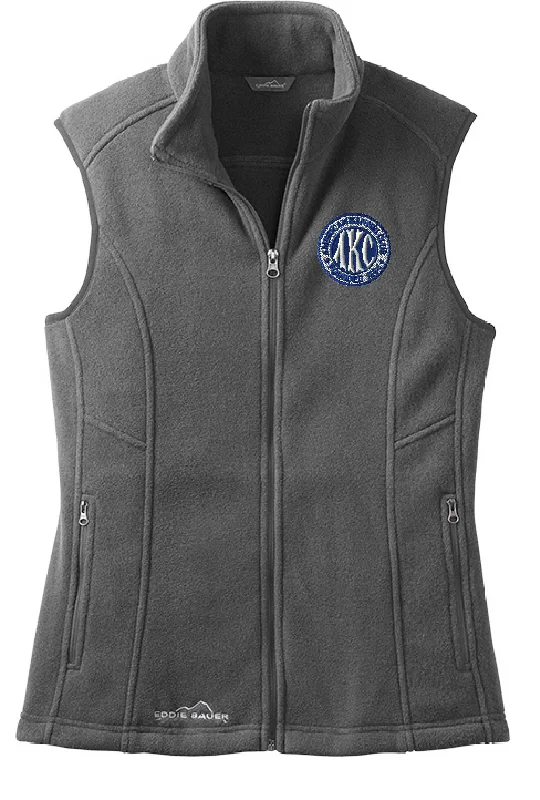 AKC Seal Embroidered Ladies Fleece Vest