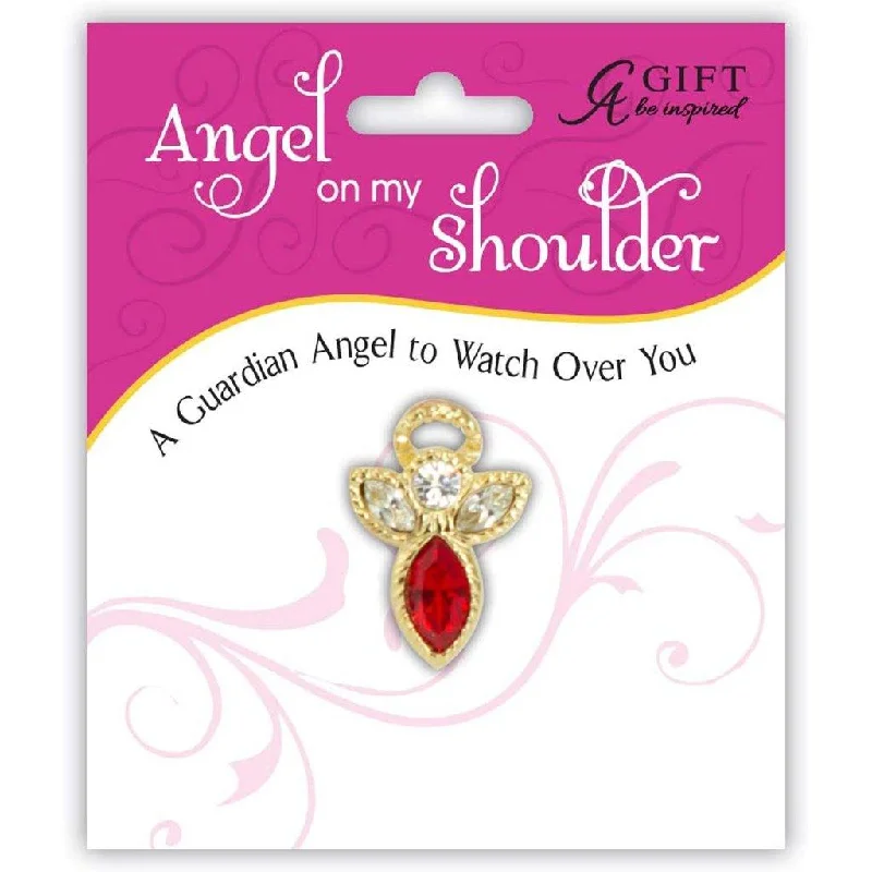 Cathedral Art : Birthstone Pin-July - Ruby