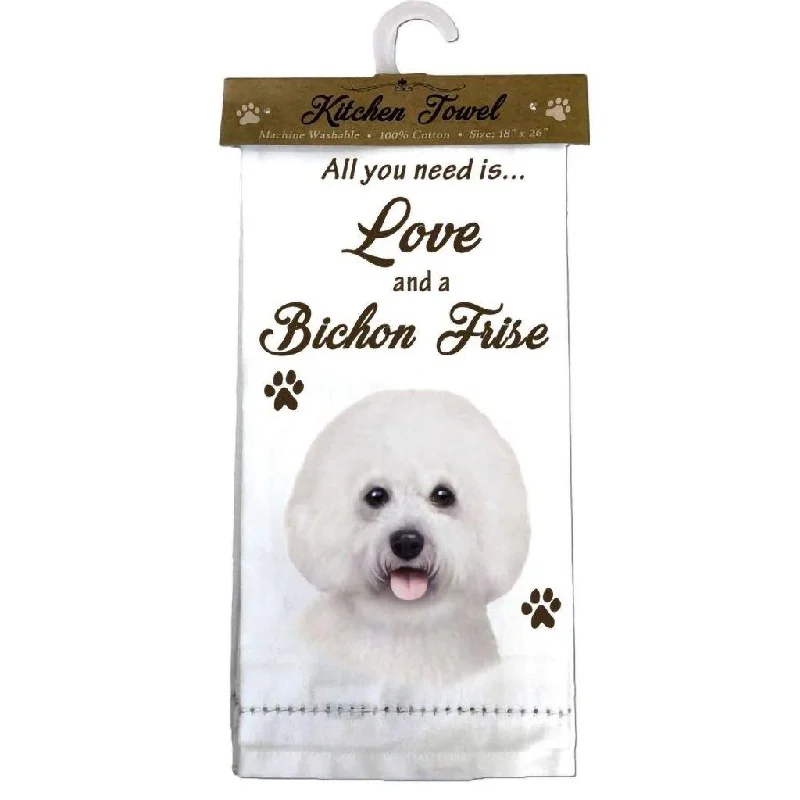 Pet Lover Kitchen Towel - Bichon Frise