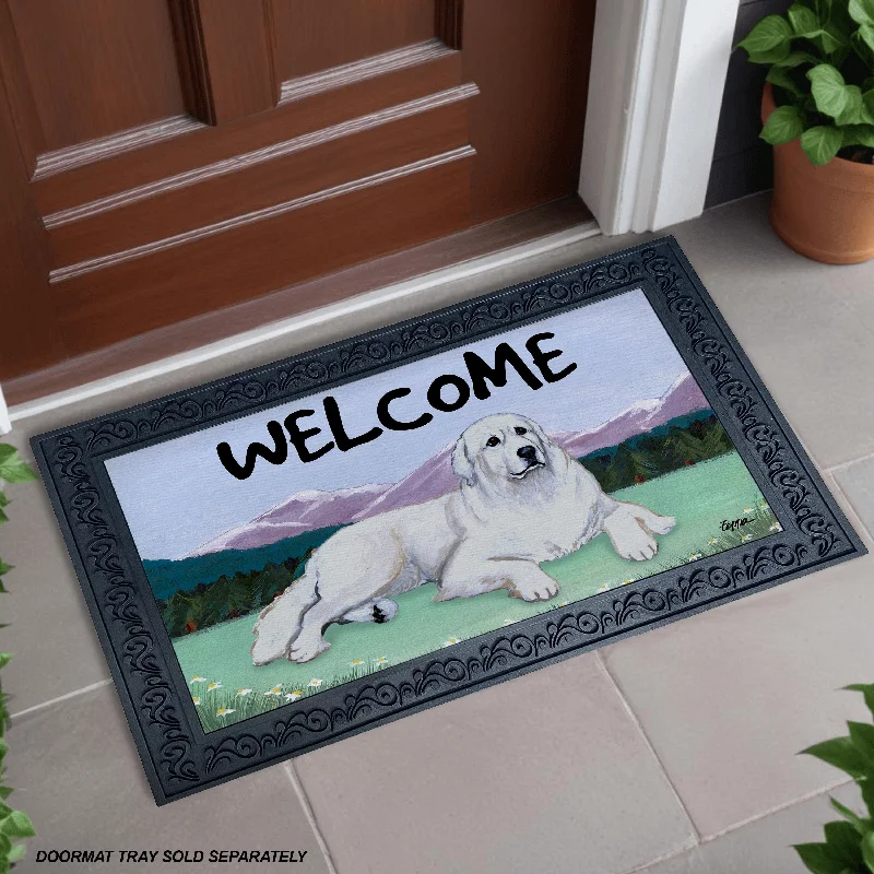 Great Pyrenees Welcome Mat