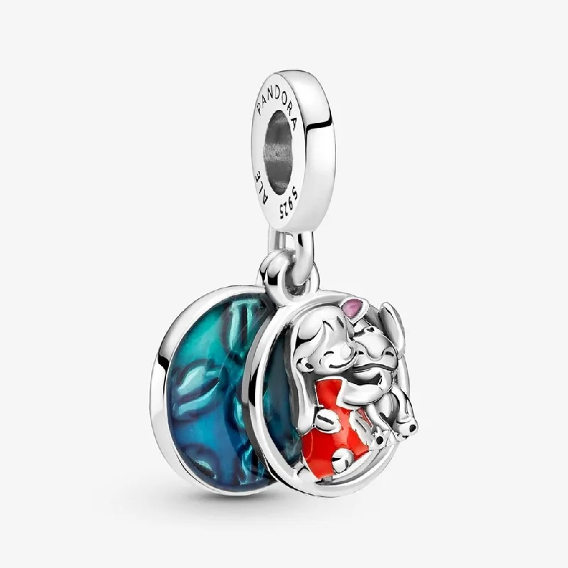 PANDORA : Disney Lilo & Stitch Family Dangle Charm