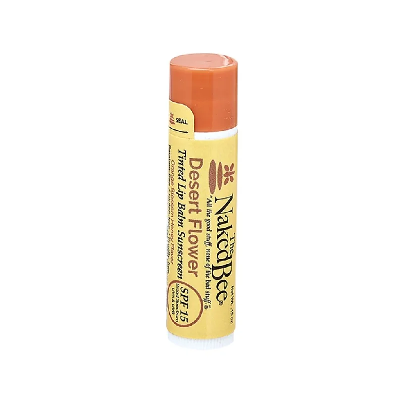 The Naked Bee : SPF 15 Orange Blossom Honey Tinted Lip Balm in Desert Flower