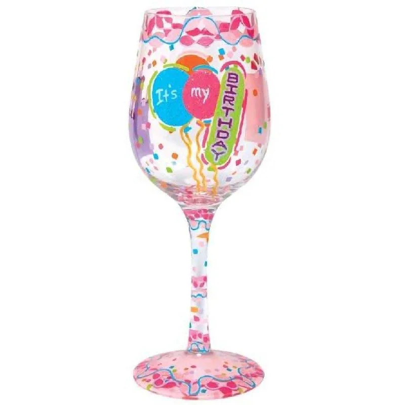 Lolita : It's My Birthday Wine Glass