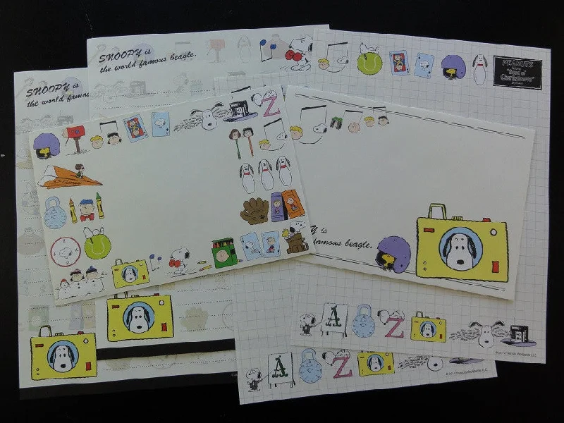 z Peanuts Snoopy Letter Sets - C