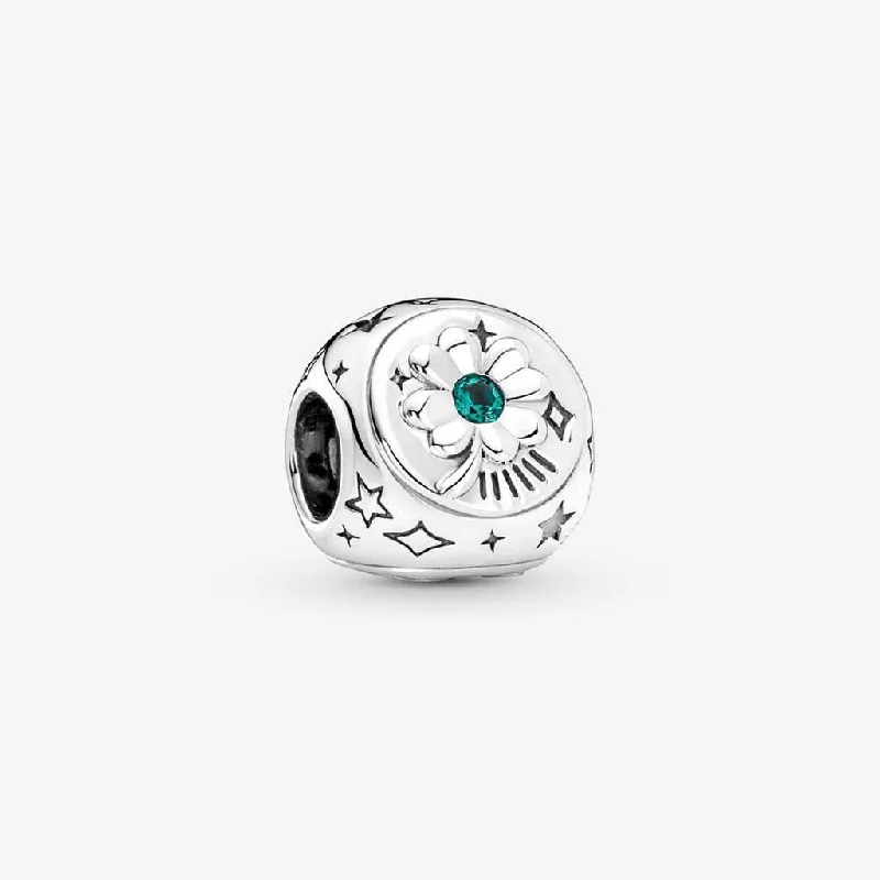 PANDORA : Clover, Horseshoe & Ladybird Three-sided Charm