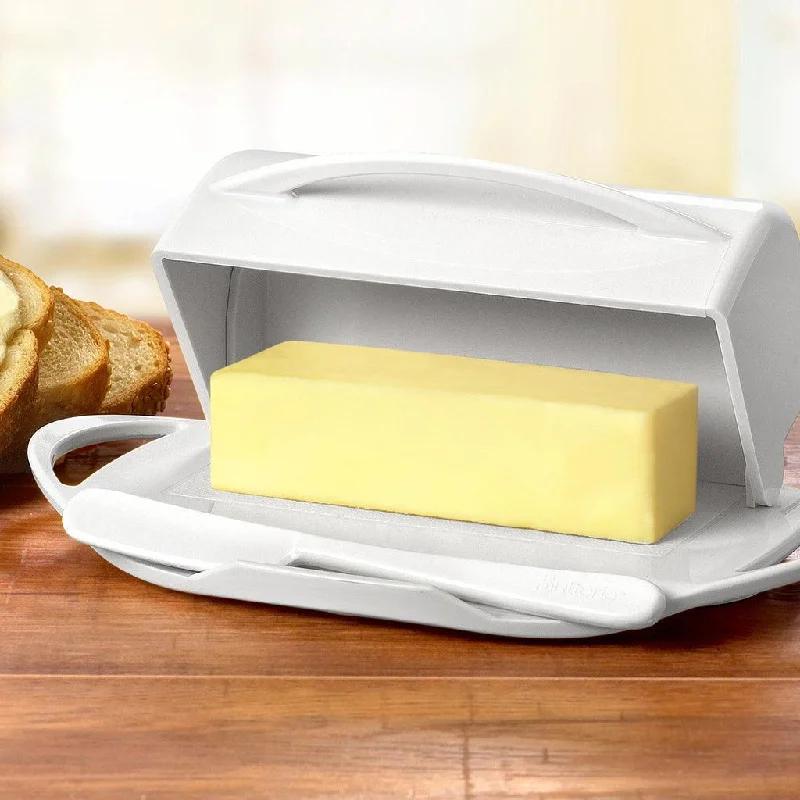 Butterie Flip-Top Butter Dish & Spreader