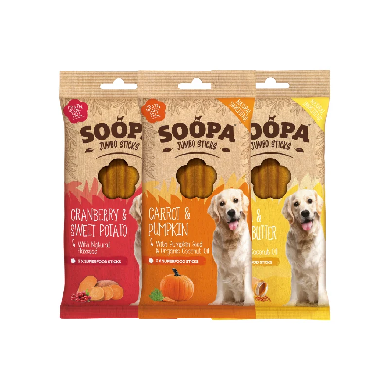 Soopa Jumbo Dental Sticks - Bundle Pack