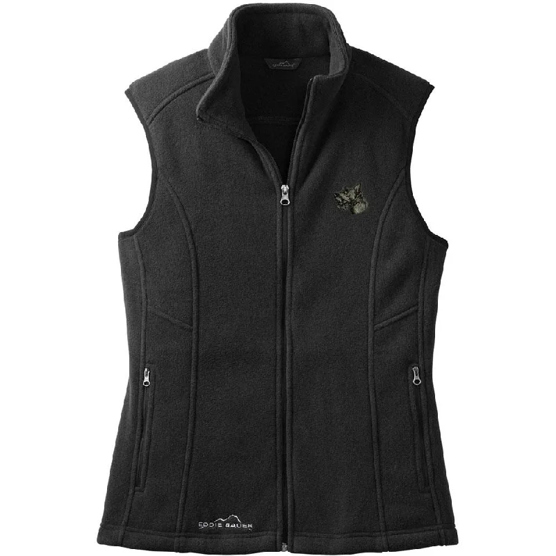 Scottish Terrier Embroidered Ladies Fleece Vest