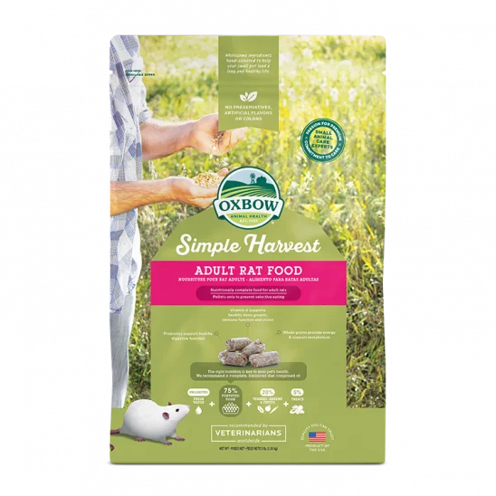 Oxbow Simple Harvest Adult Rat Food