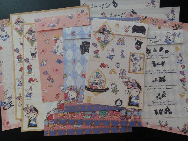 San-X Sentimental Circus Alice Letter Sets - A