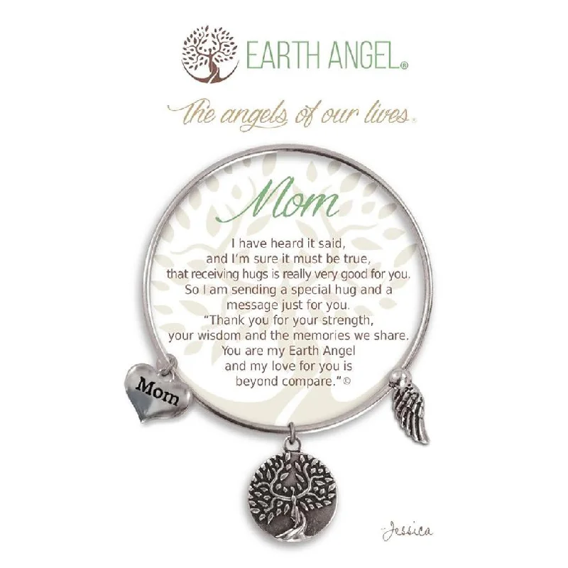 Earth Angel : Mom Bracelet in Silver