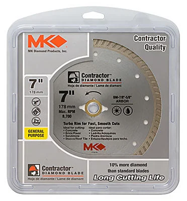 MK Diamond Turbo Rim Diamond Saw Blade ~ 4 1/2"