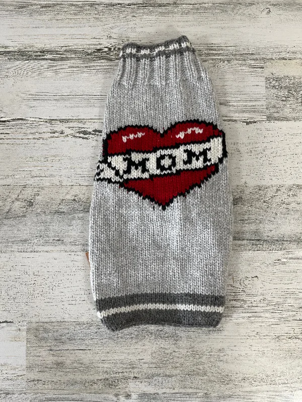 Chilly Dog I Heart Mom Sweater