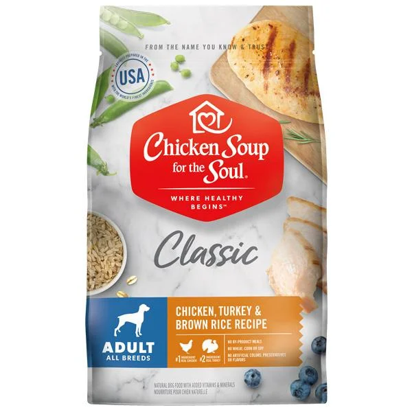 - Food for sterilized dogsChicken Soup For The Soul Chicken, Turkey & Brown Rice  Adult Recipe Dry Dog Food