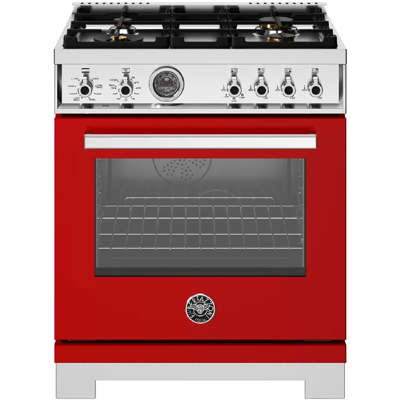 Bertazzoni 30-inch Freestanding Dual Fuel Range PRO304BFEPROT