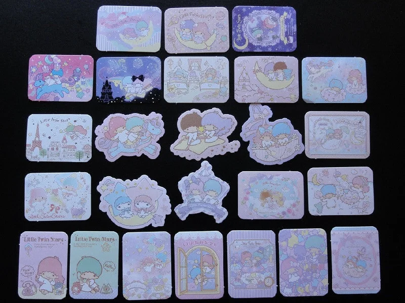 Sanrio Little Twin Stars Flake Sack Stickers - 25 pcs