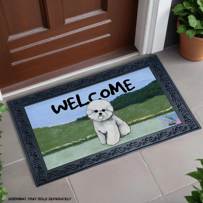 Bichon Frise Welcome Mat