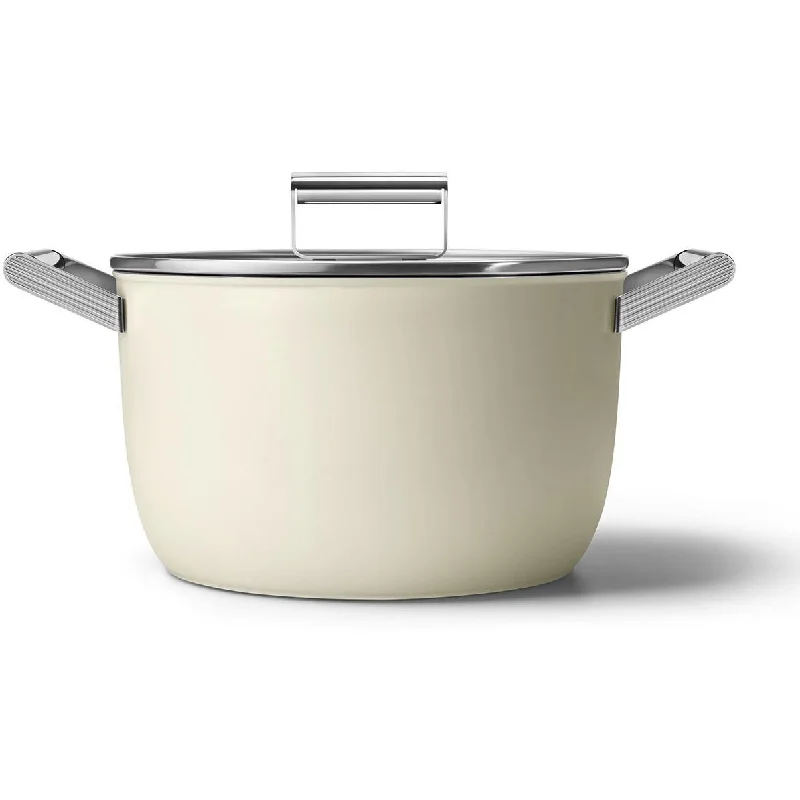 Smeg 26cm Non-Stick Casserole CKFC2611CRM