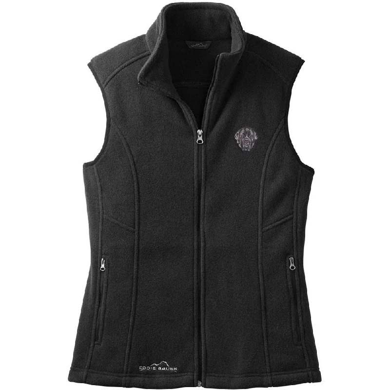 Mastiff Embroidered Ladies Fleece Vest