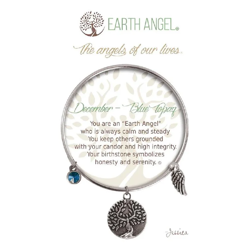 Earth Angel : December - Blue Topaz Bracelet in Silver