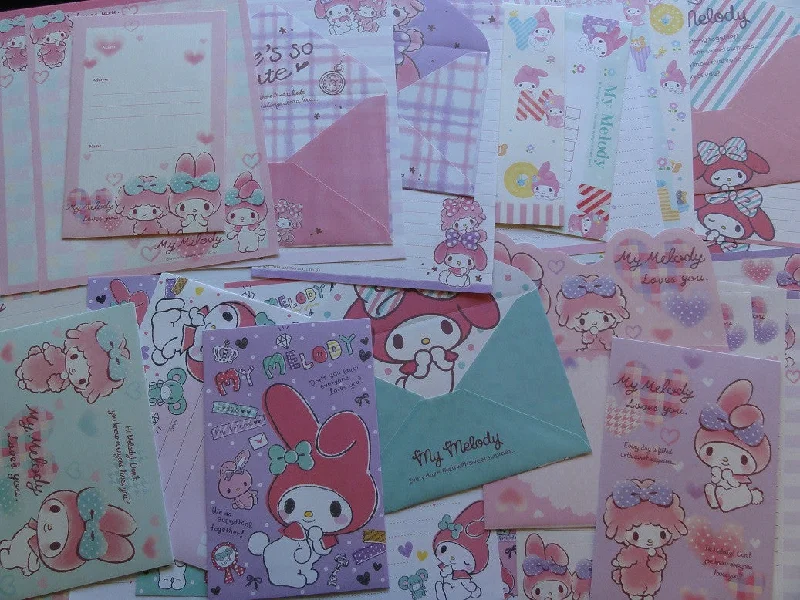 Sanrio My Melody Letter Paper + Envelope Theme Set