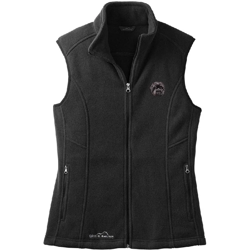 Affenpinscher Embroidered Ladies Fleece Vest