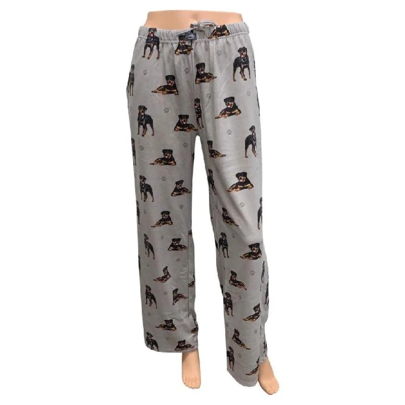 Pet Lover Unisex Pajama Bottoms - Rottweiler