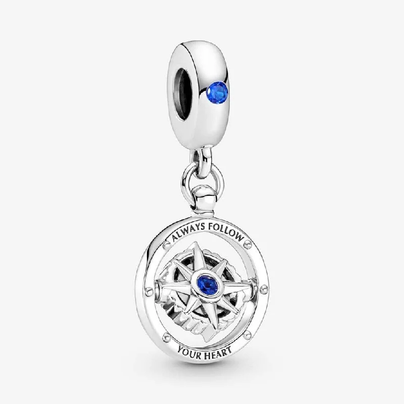 PANDORA : Spinning Compass Dangle Charm