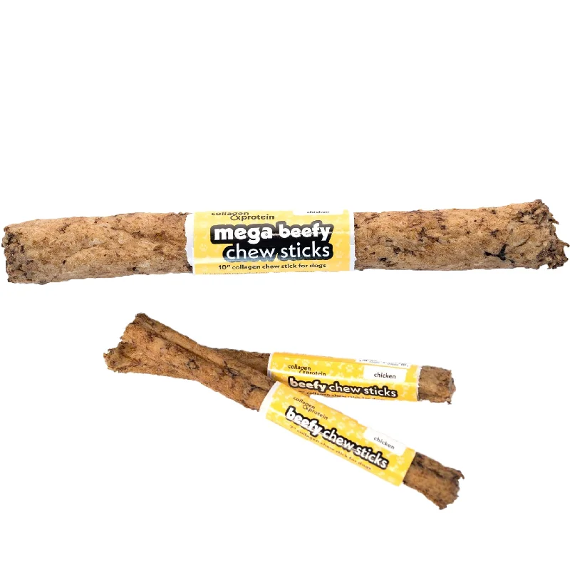 Frankly Pet Premium USA Beefy Sticks Collagen Dog Chew, Chicken