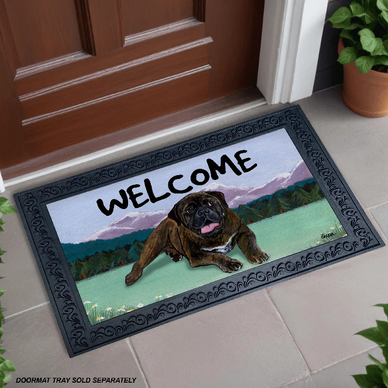 Bullmastiff Welcome Mat