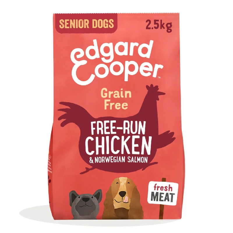 - The effect of dog food on hairEdgard & Cooper Senior Grain Free Dry Dog Food Free Run Chicken & Salmon 2.5kg