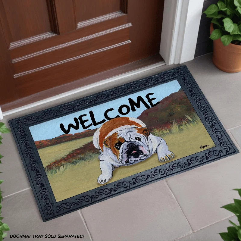 Bulldog Welcome Mat