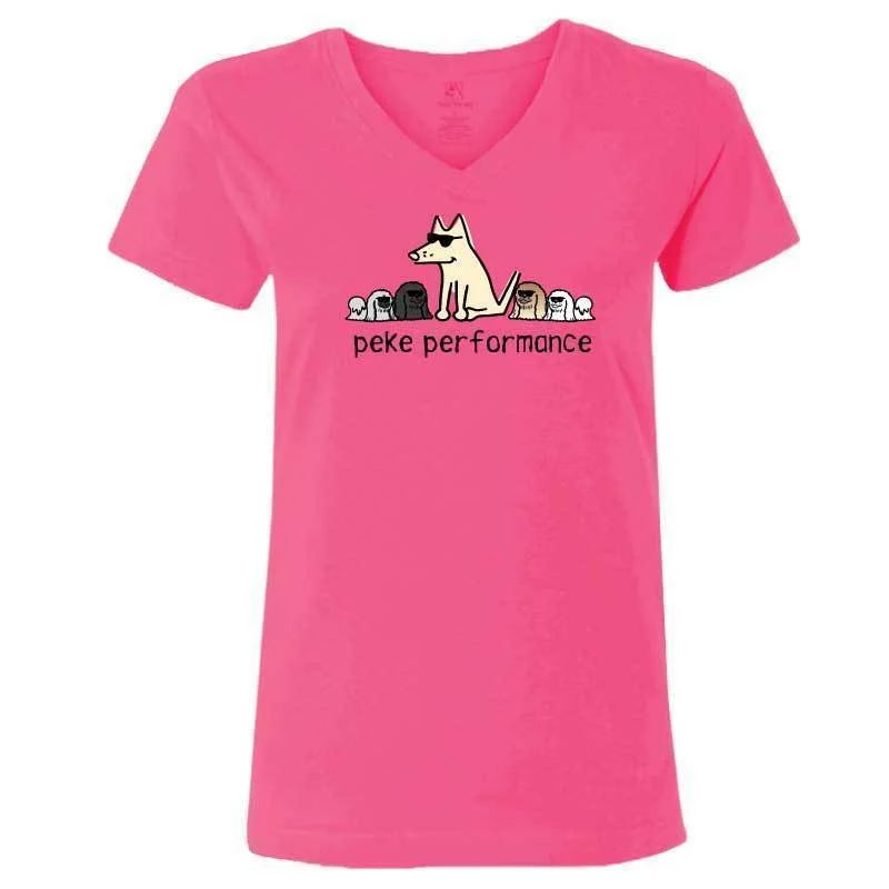 Peke Performance - Ladies T-Shirt V-Neck