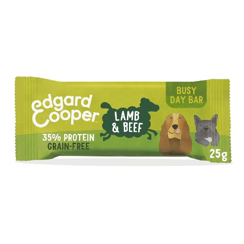 Dog FoodEdgard & Cooper Grain Free Busy Day Bar with Lamb & Beef Dog Treat 25g