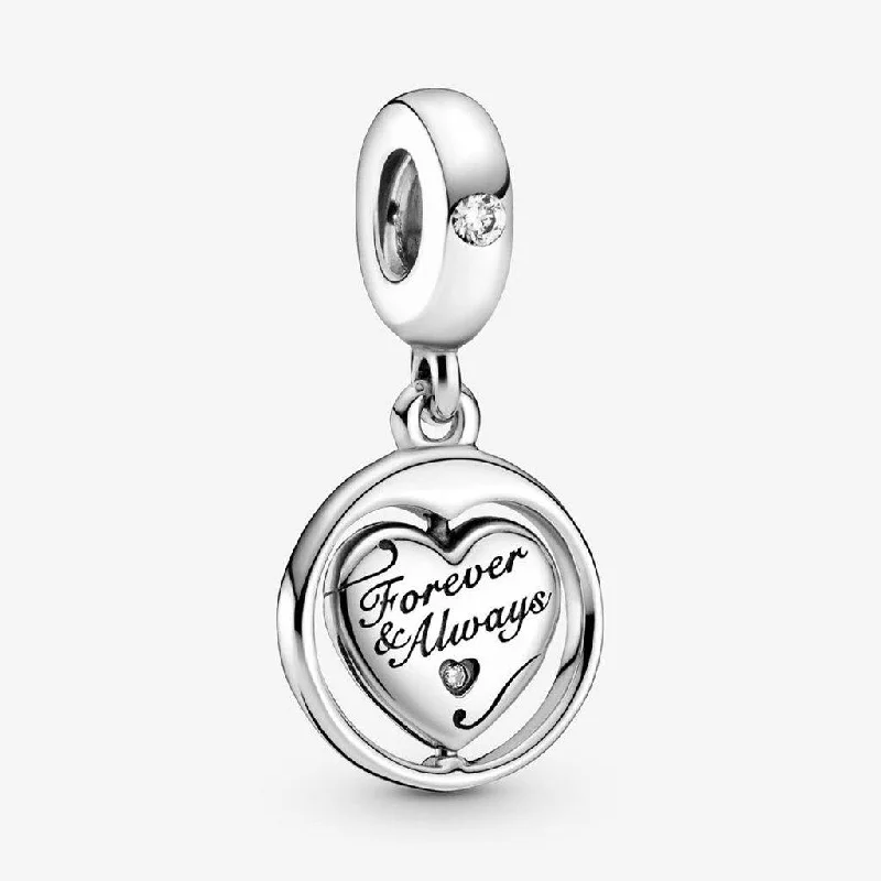 PANDORA : Spinning Forever & Always Soulmate Dangle Charm