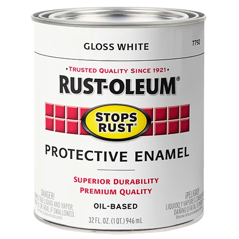 Rust-Oleum® Protective Enamel Brush-On Paint Gloss White