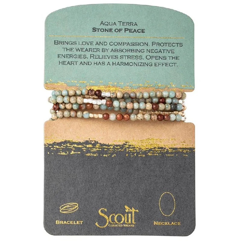 Scout Curated Wears : Aqua Terra Stone Wrap - Stone of Peace