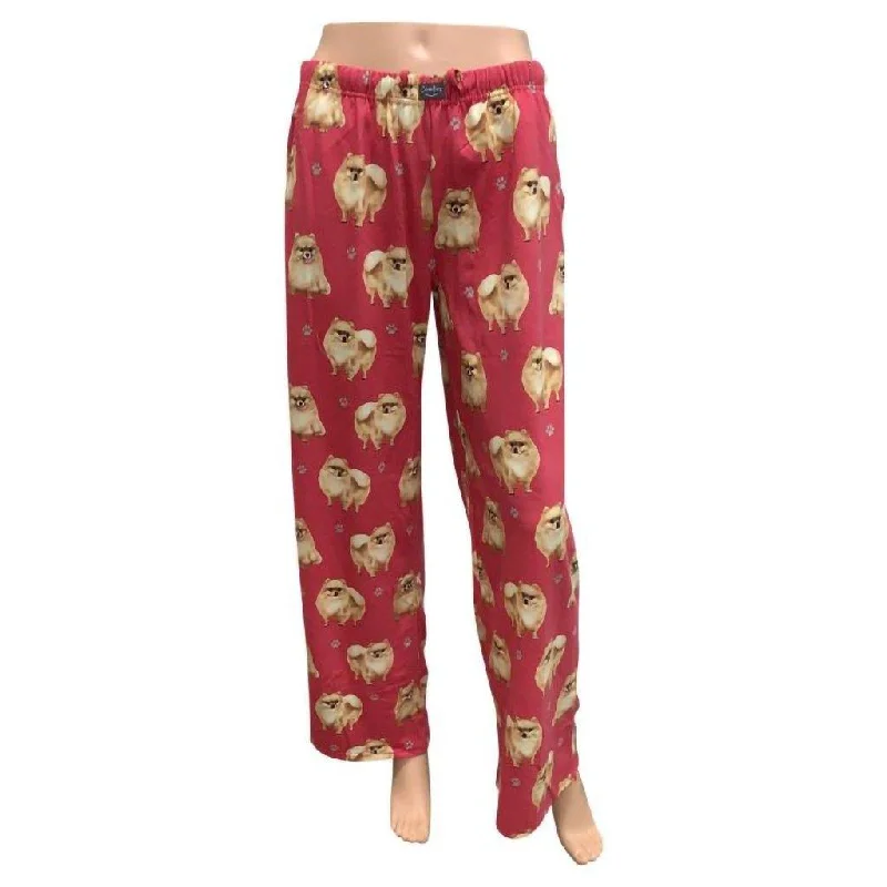 Pet Lover Unisex Pajama Bottoms - Pomeranian